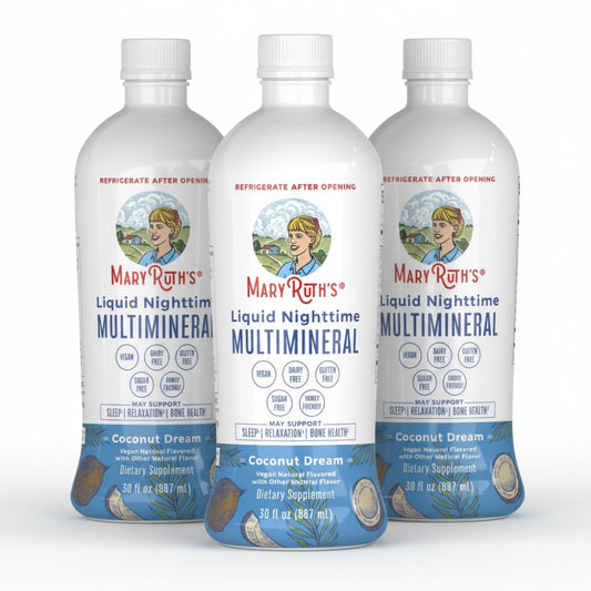 MaryRuth's Liquid Nighttime Multimineral Coconut Dream 32oz 3 Pack Exp 07/2026