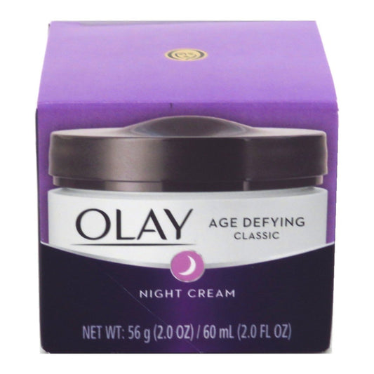 Olay Age Defying Classic Night Cream Face Moisturizer 2 Oz 56g Anti-Wrinkle
