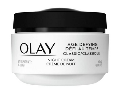 Olay Age Defying Classic Night Cream Face Moisturizer 2 Oz 56g Anti-Wrinkle