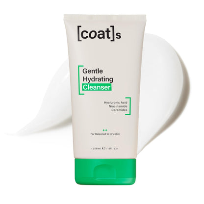 COATS Gentle Hydrating Cleanser [5oz] – Moisturizing Face Wash w/Hyaluronic Acid – Preppy Skincare- Fragrance-Free, Vegan, Clean Skincare for Teens, Combo to Dry Skin - 30 Day Supply