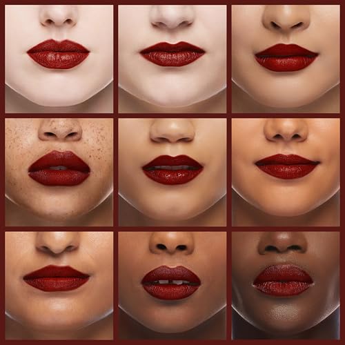 Almay Lip Vibes Lipstick with Vitamin E Oil & Shea Butter, Matte Cream Finish, Hypoallergenic, Love Yourself, 0.14 Oz