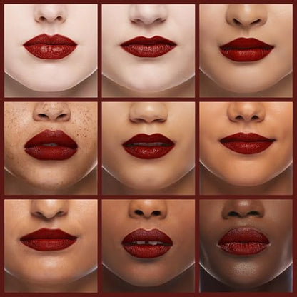 Almay Lip Vibes Lipstick with Vitamin E Oil & Shea Butter, Matte Cream Finish, Hypoallergenic, Love Yourself, 0.14 Oz