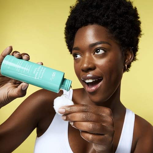 Urban Skin Rx Witch Hazel Brightening & pH Balancing Toner, Exfoliated & Clarifies Clogged Pores, Improves the Appearance of Uneven Skin Tone, Reduces Redness & Brightens Dull Complexions, 4.5 Fl Oz