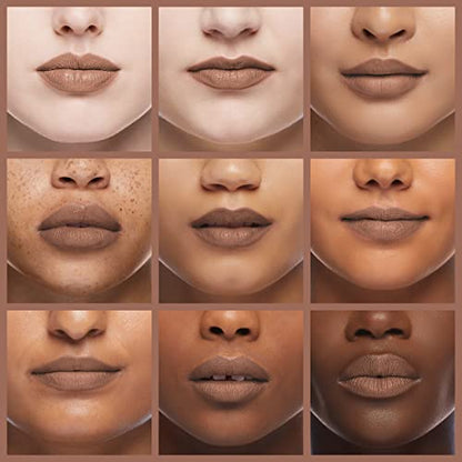 Almay Lip Vibes Lipstick with Vitamin E Oil & Shea Butter, Matte Cream Finish, Hypoallergenic, Go Wild, 0.14 Oz