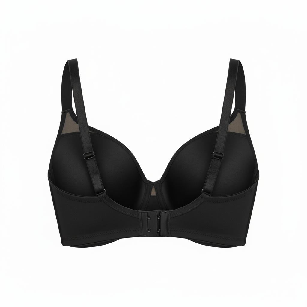 Women's Bali 3439 One Smooth U Ultra Lite Neckline Bra (Black 36DD) NWOT