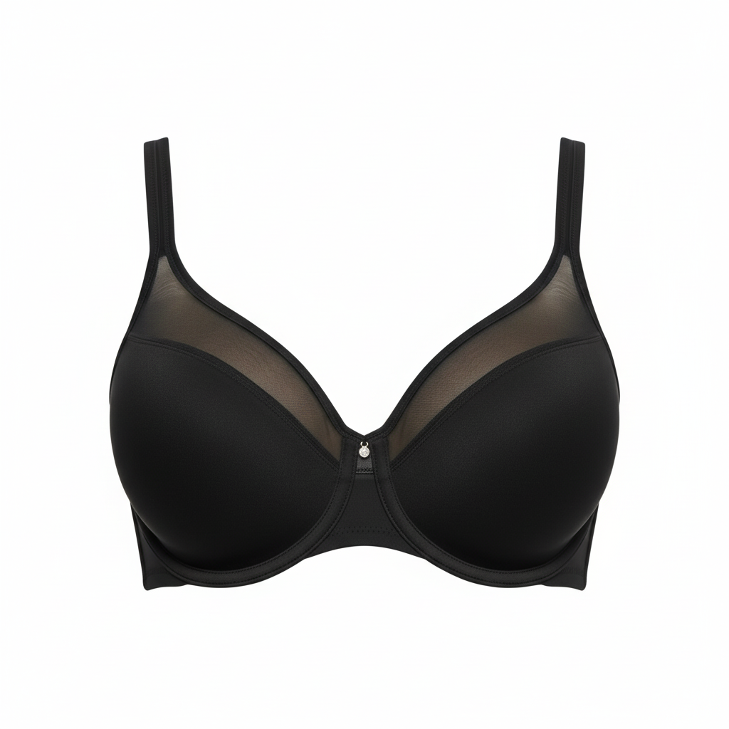 Women's Bali 3439 One Smooth U Ultra Lite Neckline Bra (Black 36DD) NWOT