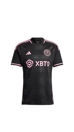 Adidas Inter Miami CF Away Soccer Jersey Men's Size Large Slim Fit Black NWT