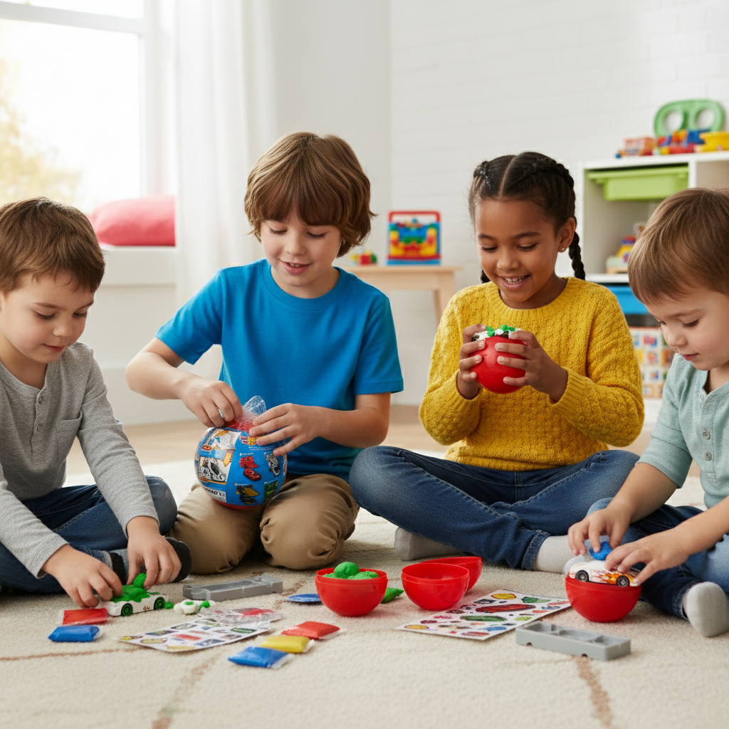 Hot Wheels Surprise Mystery Car Balls 5 Pack - Buildable Toy Cars - Ages 3+