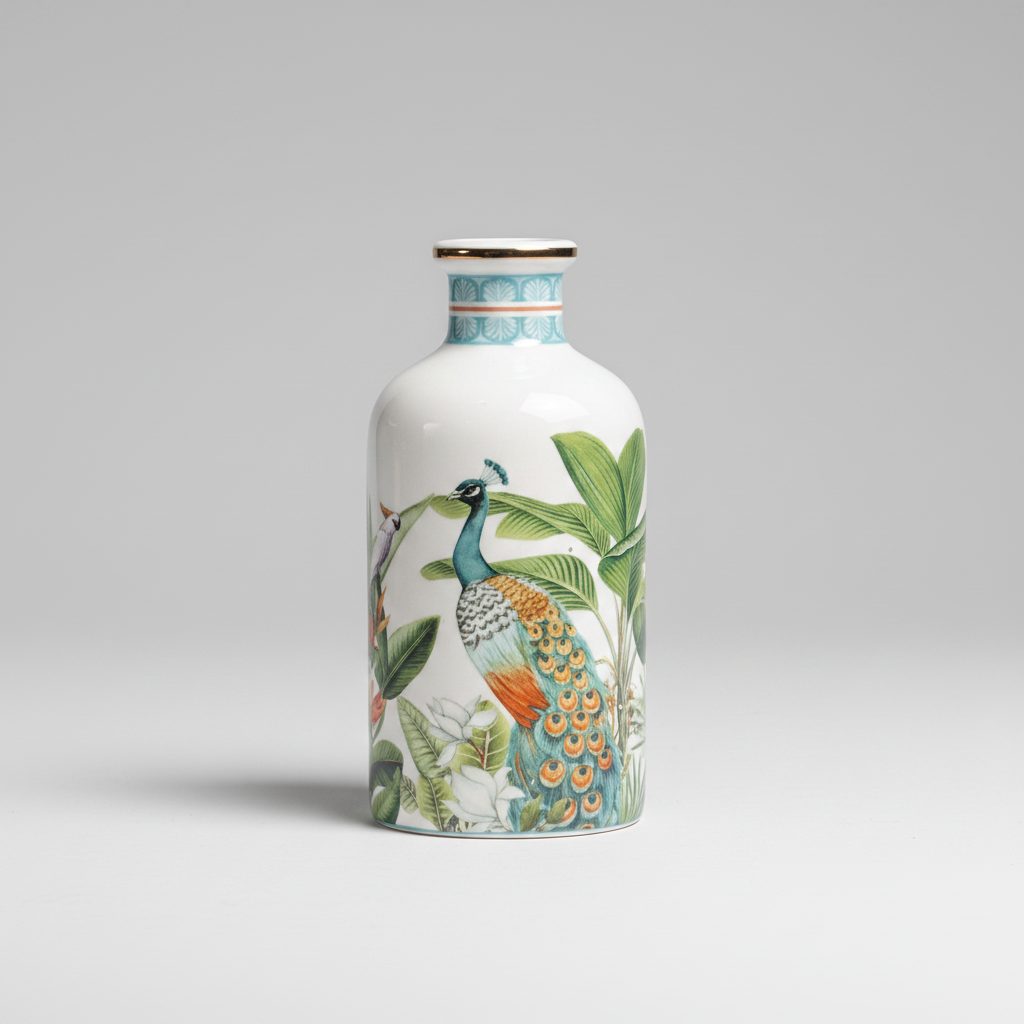 Lavender Reed Diffuser 100ml - Decorative Peacock Ceramic Bottle