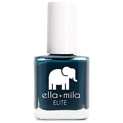 ella+mila Professional, Quick Dry, Long-Lasting & Chip-Resistant Blue Nail Polishes (Mediterranean Mist - 0.45 fl oz)