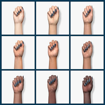 ella+mila Professional, Quick Dry, Long-Lasting & Chip-Resistant Blue Nail Polishes (Mediterranean Mist - 0.45 fl oz)