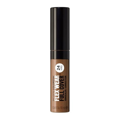 Revlon ColorStay Flex Wear, Full Cover Non-Creasing Concealer, Infused with Hyaluronic Acid & Vitamin E, Flexible Longwear, 075 Hazelnut, 0.34 fl oz.