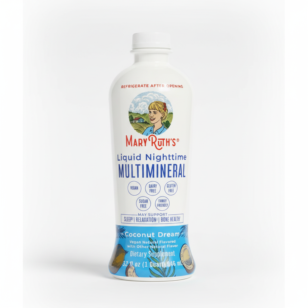 MaryRuth's Liquid Nighttime Multimineral Coconut Dream 32oz 3 Pack Exp 07/2026