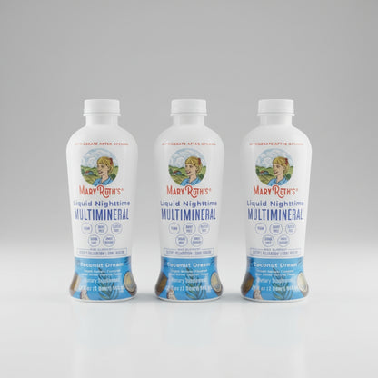 MaryRuth's Liquid Nighttime Multimineral Coconut Dream 32oz 3 Pack Exp 07/2026
