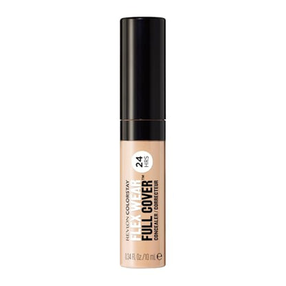 Revlon ColorStay Flex Wear, Full Cover Non-Creasing Concealer, Infused with Hyaluronic Acid & Vitamin E, Flexible Longwear, 015 Light, 0.34 Fl Oz
