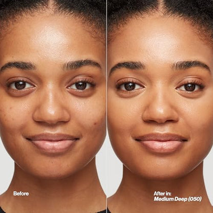 Revlon ColorStay Flex Wear, Full Cover Non-Creasing Concealer, Infused with Hyaluronic Acid & Vitamin E, Flexible Longwear, 050 Medium Deep, 0.34 Fl Oz