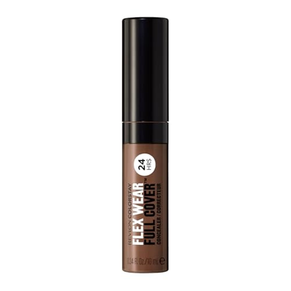 Revlon ColorStay Flex Wear, Full Cover Non-Creasing Concealer, Infused with Hyaluronic Acid & Vitamin E, Flexible Longwear, 078 Truffle, 0.34 fl oz.