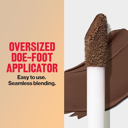 Revlon ColorStay Flex Wear, Full Cover Non-Creasing Concealer, Infused with Hyaluronic Acid & Vitamin E, Flexible Longwear, 078 Truffle, 0.34 fl oz.
