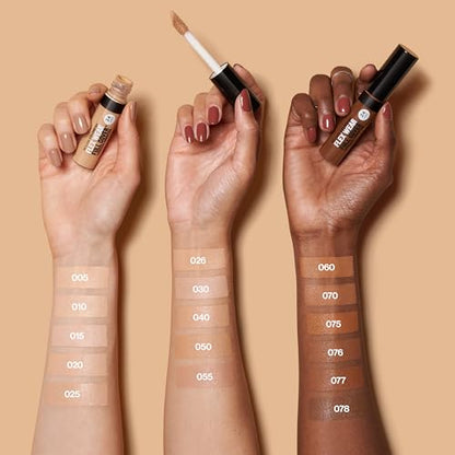 Revlon ColorStay Flex Wear, Full Cover Non-Creasing Concealer, Infused with Hyaluronic Acid & Vitamin E, Flexible Longwear, 078 Truffle, 0.34 fl oz.