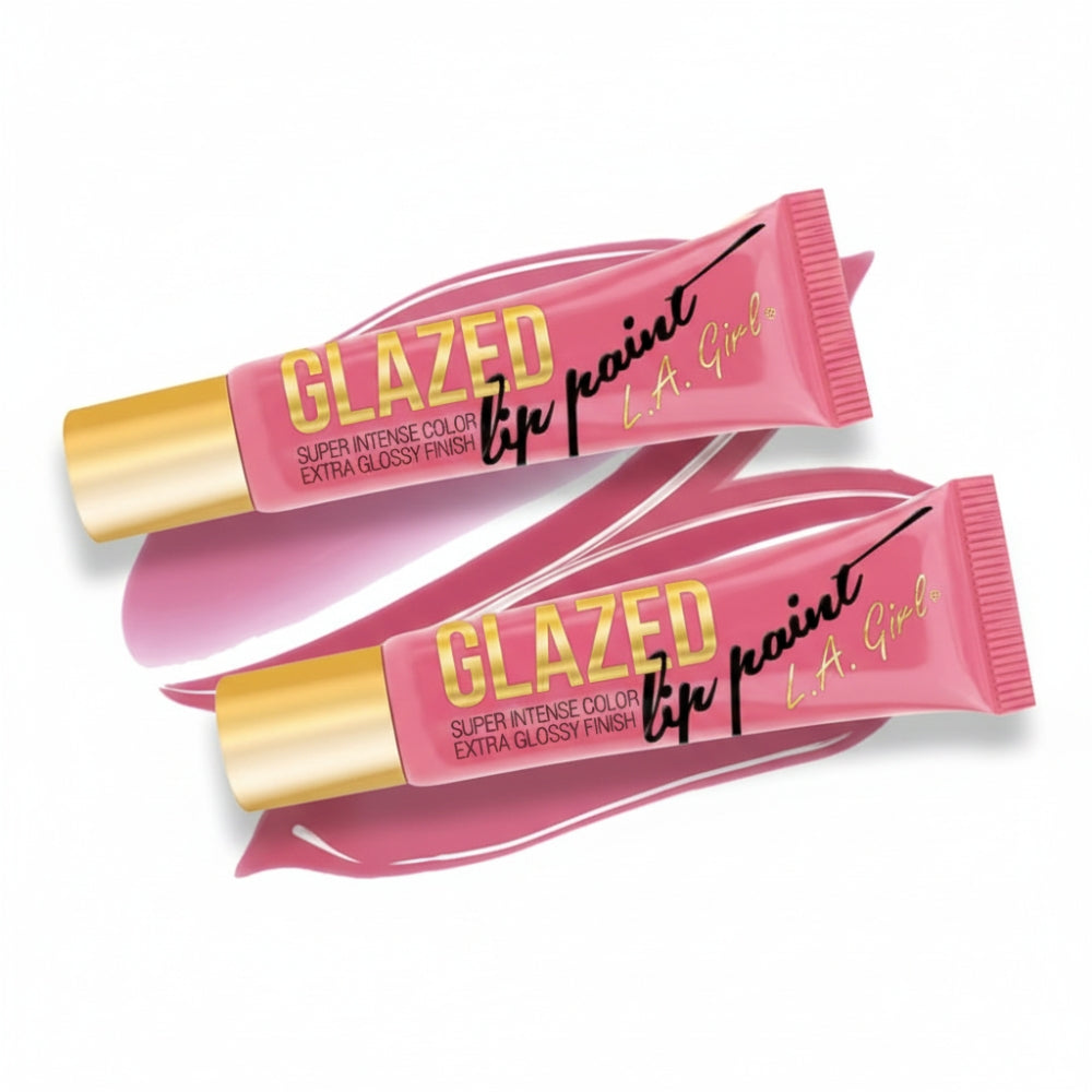 L.A. Girl Glazed Lip Paint Super Intense Color Elude GLG788 New Sealed x2