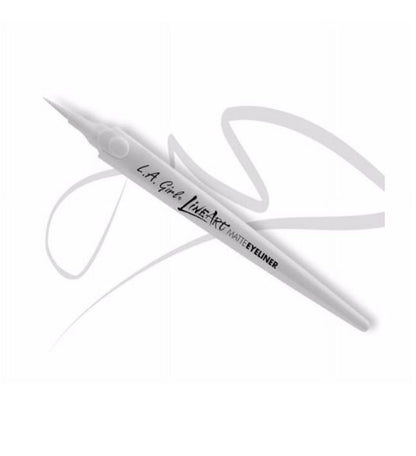 Pack of 2 L.A. Girl Line Art Matte Eyeliner Pen, Pure White GLE715