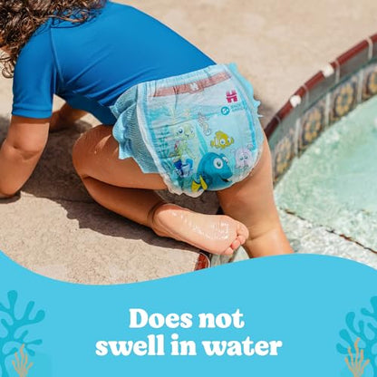 Huggies Little Swimmers Disposable Swimming Diapers, Size 4 (24-34 lbs), 18 Ct