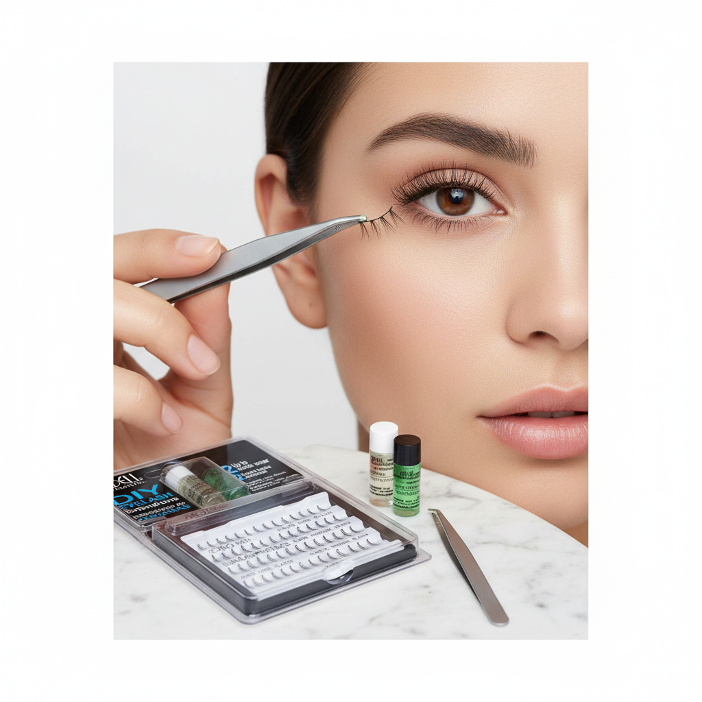 Ardell DIY Eyelash Extension Kit 4 Pack Duralash Knot-Free Individual Lashes Black