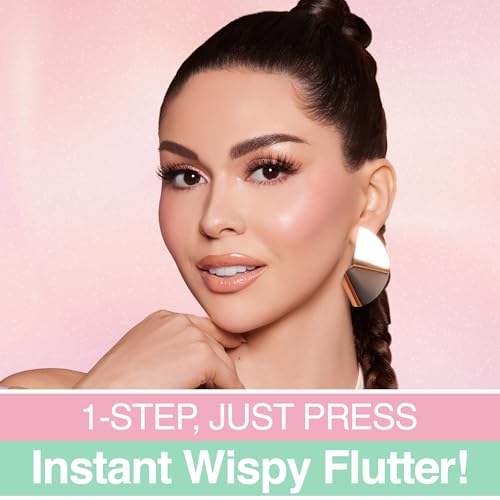 Ardell Press On Lashes Pre-Mapped DIY Lash Clusters - Wispies Volume, Pre-Glued Underlash, Natural Look False Eyelashes, Eyelash Extensions