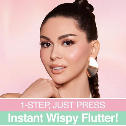 Ardell Press On Lashes Pre-Mapped DIY Lash Clusters - Wispies Volume, Pre-Glued Underlash, Natural Look False Eyelashes, Eyelash Extensions