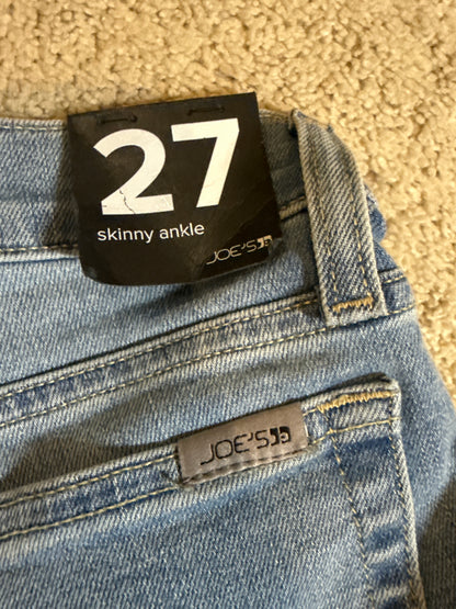 Joe's Jeans The Charlie Skinny High Rise Women's Size 27 Light Blue Wash NWT