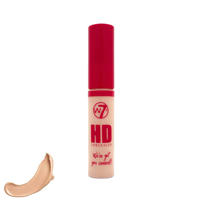 W7 HD High Definition Concealer Fair/Light Full Coverage Long Lasting 14ml