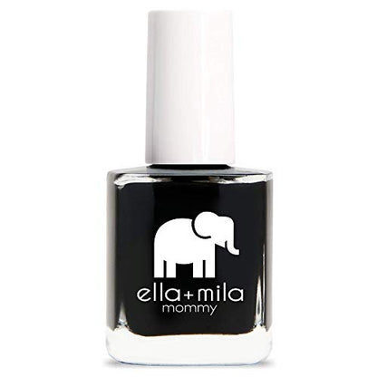 ella+mila Professional Quick Dry Long-Lasting & Chip-Resistant Nail Polish - Mommy Collection Lights Out - 0.45 fl oz