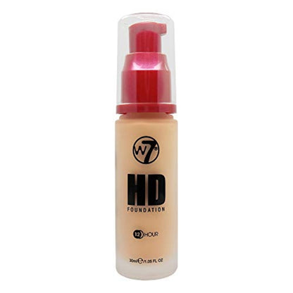 W7 | HD Foundation | Rich and Creamy Matte Formula | Medium Lasting Coverage | Available in 20 Shades | Early Tan | Cruelty Free, Vegan Liquid Foundation Makeup by W7 Cosmetics