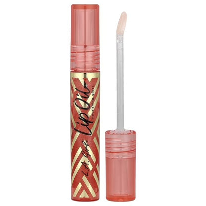 L.A. Girl-GLC724 SHIMMER GRAPEFRUIT Lip Oil-Nourishing Gloss-