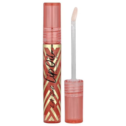 L.A. Girl-GLC724 SHIMMER GRAPEFRUIT Lip Oil-Nourishing Gloss-