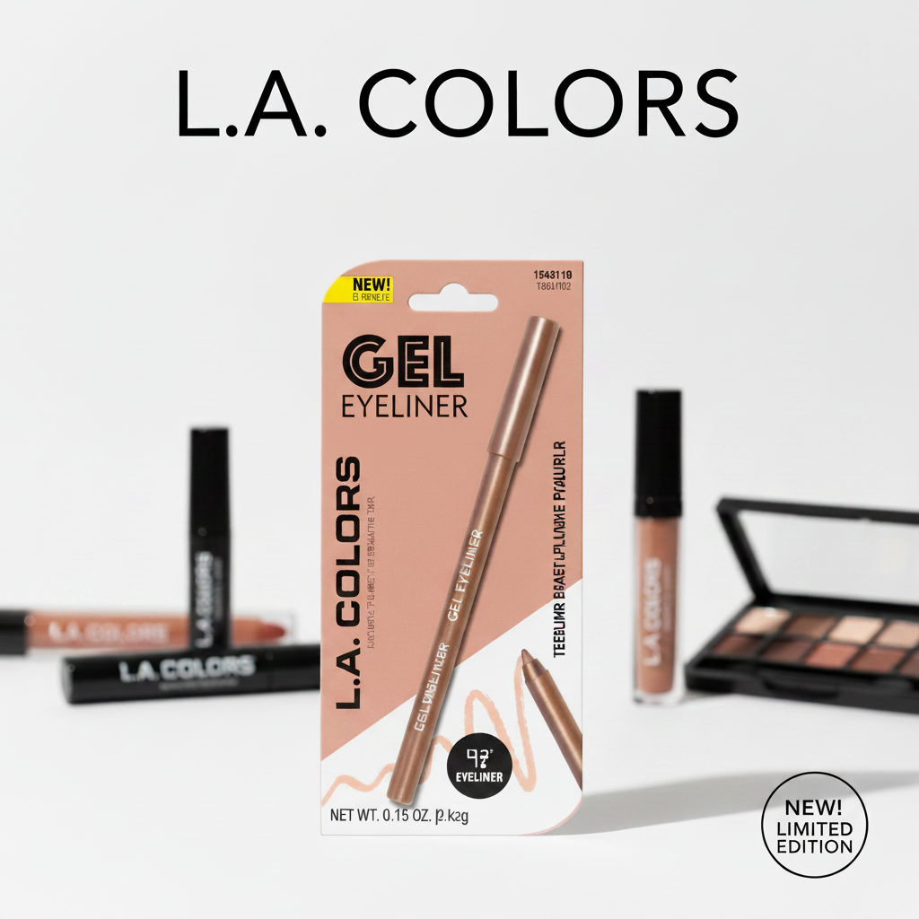 L.A. Colors Eyeliner Pencil Celebrate Bronze Shimmer Eye Makeup 2 Pack 0.05 oz