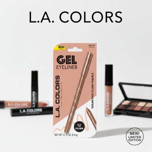 L.A. COLORS Gel Eyeliner Pencil Celebrate Bronze Shimmer Smudge-Proof 0.05 oz