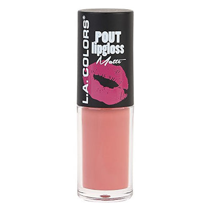 L.A. Colors Pout Matte Lipgloss Let's Kiss CLG631 Long Lasting Liquid Lipstick
