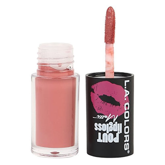 L.A. Colors Pout Matte Lipgloss Let's Kiss CLG631 Long Lasting Liquid Lipstick
