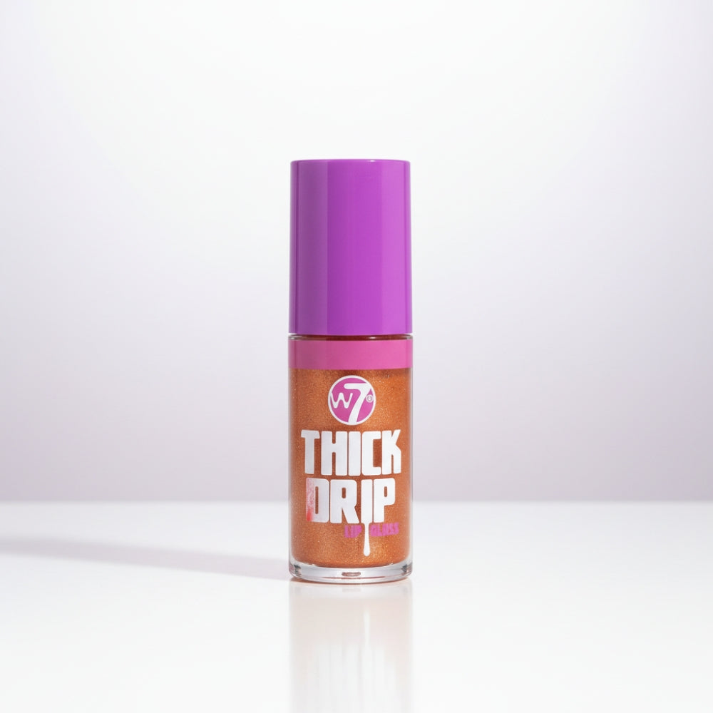 W7 Thick Drip Lip Gloss High Shine Moisturizing Shimmer Lip Glaze 4.7ml Vegan