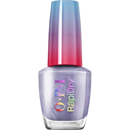 OPI RapiDry Stop, Drop n’ Whoa | Opaque Soft Gray Pearl Quick Dry Nail Polish | Vegan, Smudge Proof, Fast Drying