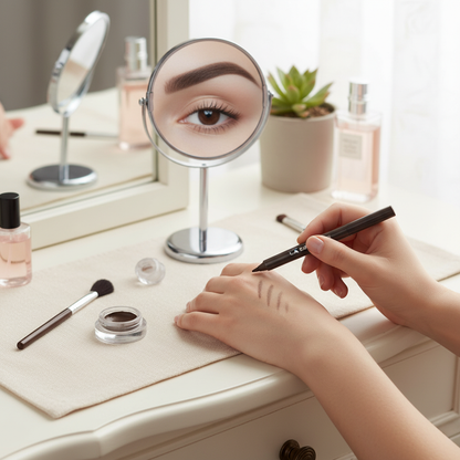 LA Colors Auto Brow Pencil Soft Dark Brown Retractable Eyebrow Makeup 0.01 oz