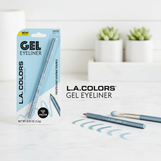L.A. Colors Gel Eyeliner Pencil Party Time C68220 Smudge Proof Long Wearing