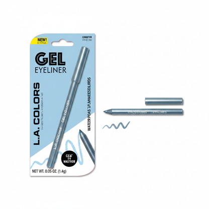 L.A. Colors Gel Eyeliner Pencil Party Time C68220 Smudge Proof Long Wearing