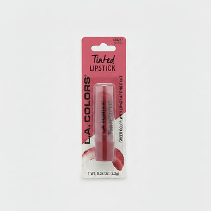 L.A. COLORS Tinted Lipstick Sheer Color Long Lasting Stain C68227 Berry 0.08oz (Good Girl)
