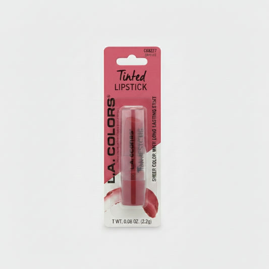 L.A. COLORS Tinted Lipstick Sheer Color Long Lasting Stain C68227 Berry 0.08oz (Good Girl)