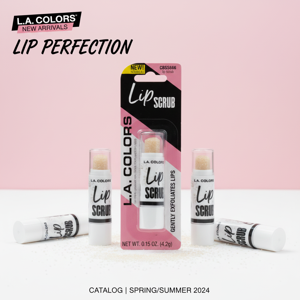 L.A. Colors Sugar Lip Scrub Exfoliating & Hydrating Smooth Lips Stick CBSS666