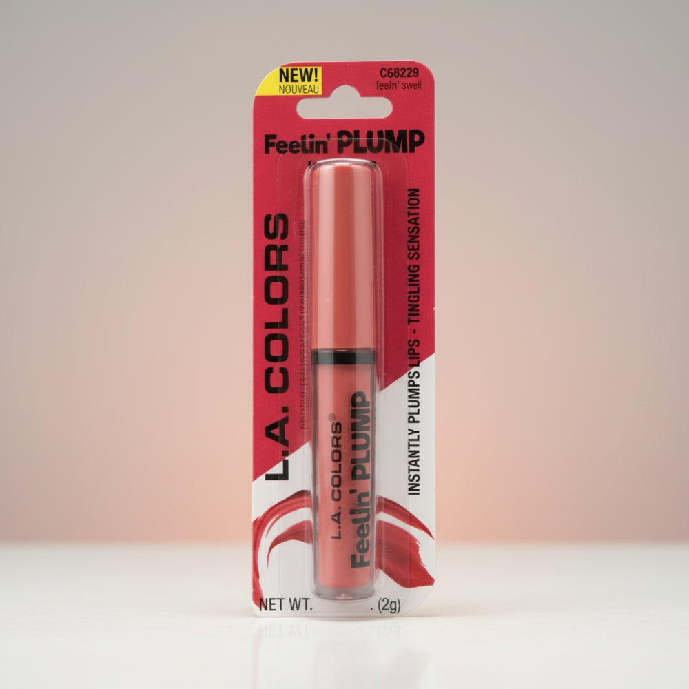 L.A. COLORS Feelin' PLUMP Lip Gloss C68229 Feelin' Swell Tingling Plumper NEW 2g