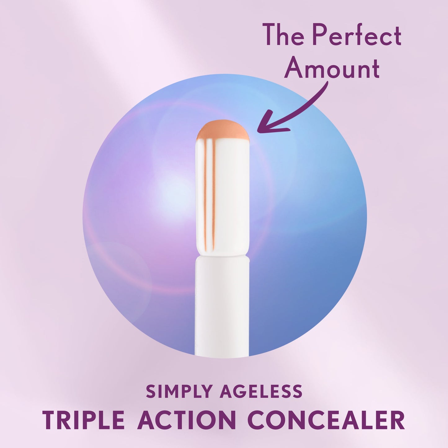 COVERGIRL Simply Ageless Triple Action Concealer, 390 Espresso, 0.24 fl oz
