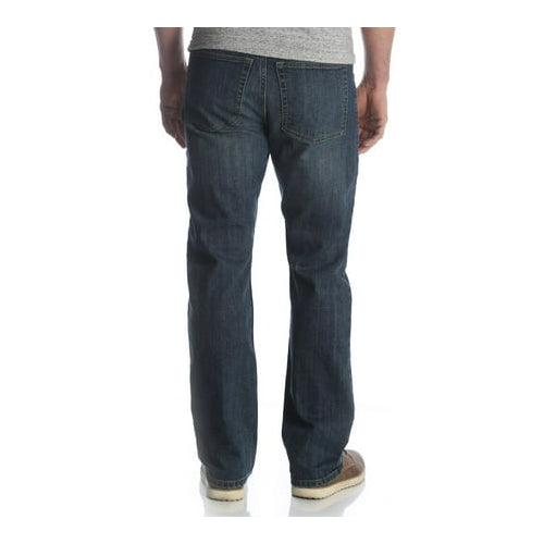 Men s Wrangler Relaxed-Fit Jeans Blackened Indigo 40x32